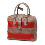 Zip Top Briefcase with. UnisexArt. 176 Rugby collectioncm 38X34x14