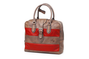 Zip Top Briefcase with. UnisexArt. 176 Rugby collectioncm 38X34x14